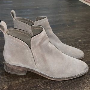 Dolce Vita Shoes - Taupe grey suede booties Dolce Vita Shoes - Taupe grey suede booties